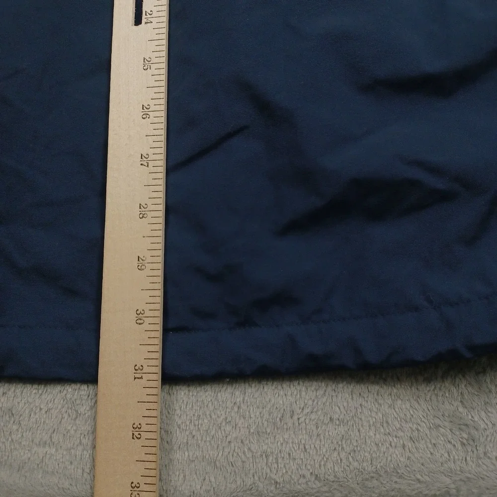 North Face Jacket Mens‎ Medium Blue Full Zip Hooded Outdoor Hyvent